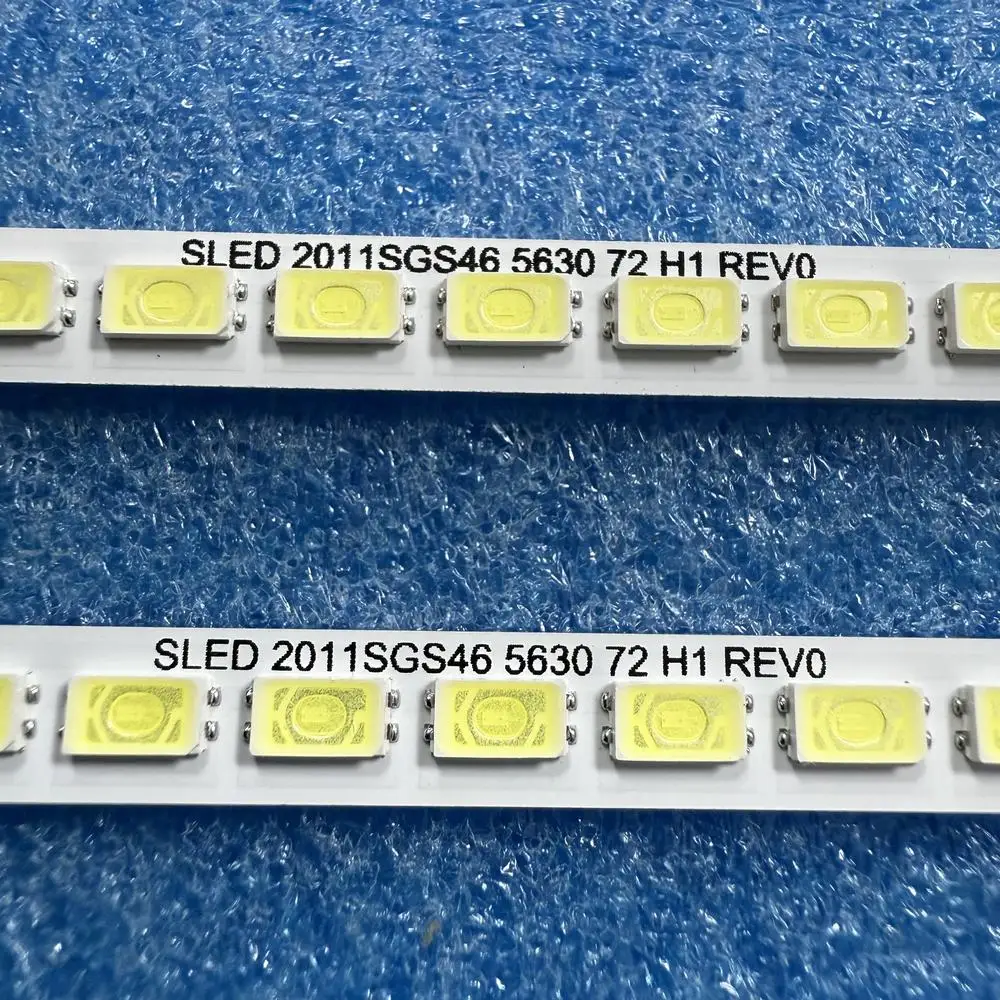 2 قطعة/المجموعة LED قطاع ل Grundig 46VLE7130BF بولارويد 46LE985 توشيبا 46SL412U بولارويد P46LED12 46FT5453 46-أسفل زلاجات 2011SGS46 #3