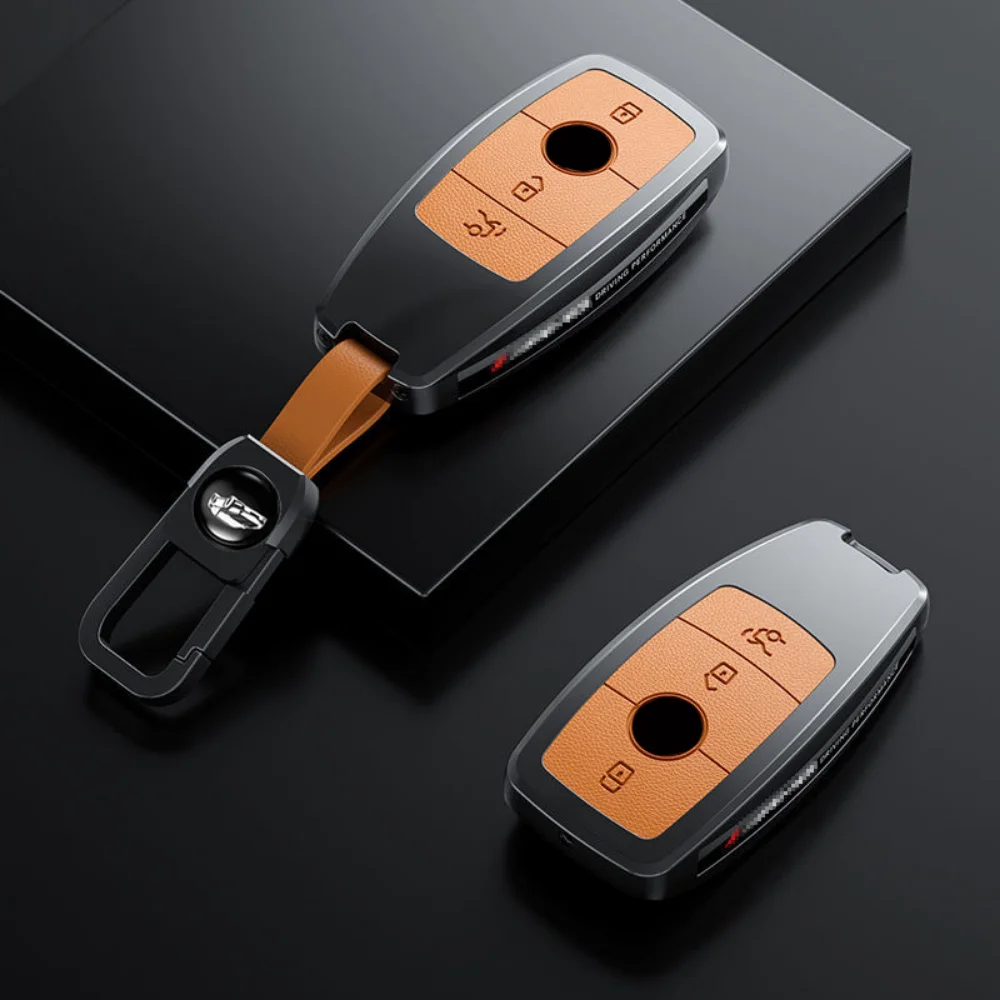 Car Remote Key Case Cover Shell Fob For Mercedes Benz A C E S G GLC CLA GLS GLE Class W177 X167 W205 W213 W222 AMG GLB CLS GLK