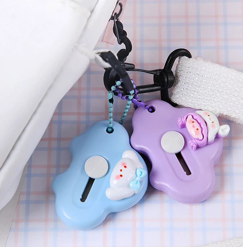 Cute Utility Knife Keychain Mini Craft Wrapping Box Paper Envelope Cutter Utility Knife Letter Opener Stationery 2024