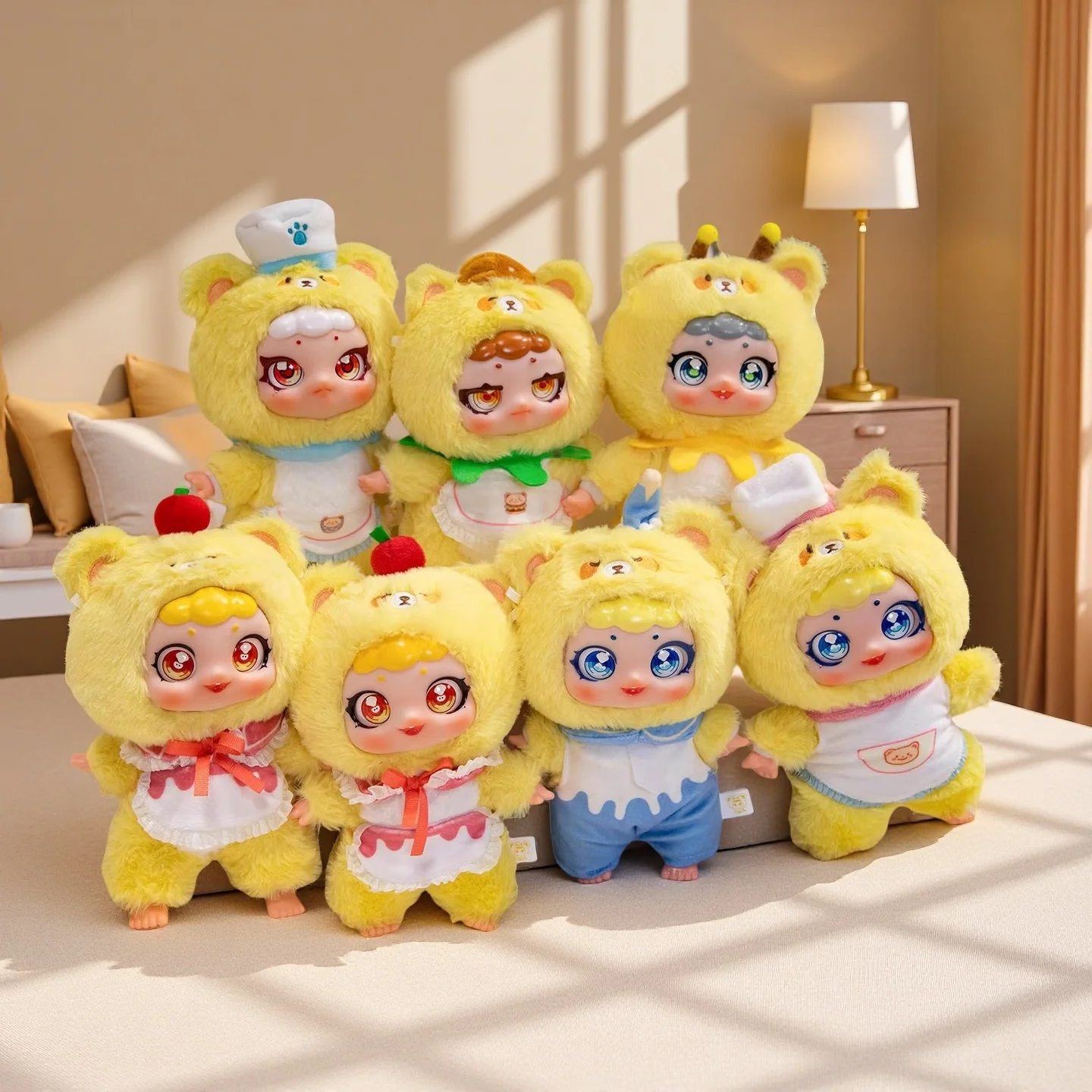 

Bear Plush Cartoon Animal Vinyl Toy Stuffed Doll Cute Anime Figure Blind Box Guess Bag Mystery Box Ornaments Gift