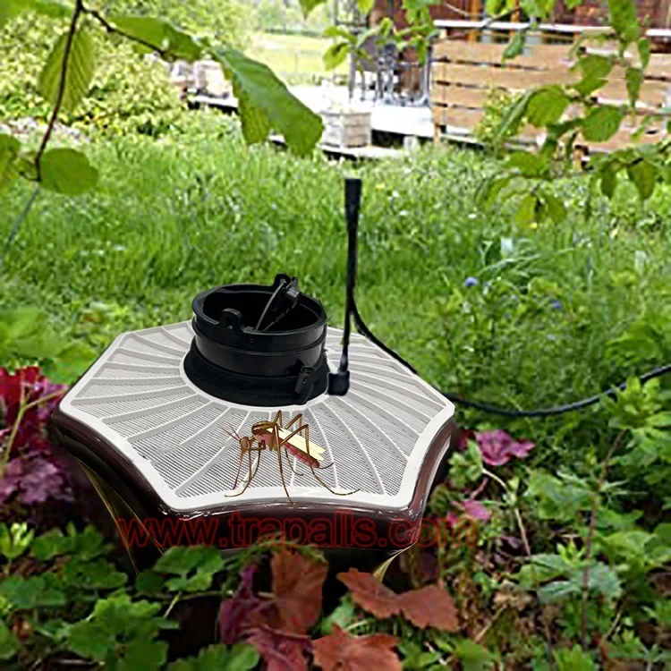 Outdoor Plastic Electronic Pest Killing Machine With CO2 Emitter Tiger Mosquitoes Killer Trap