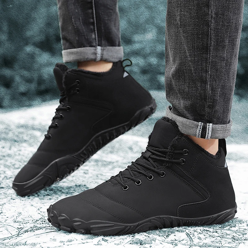 Winter Shoes Man Warm Proof Fashion Snow Boots Men Offer outdoor Luxury Outdoor Hiking Work Fur Sale men cotton shoes