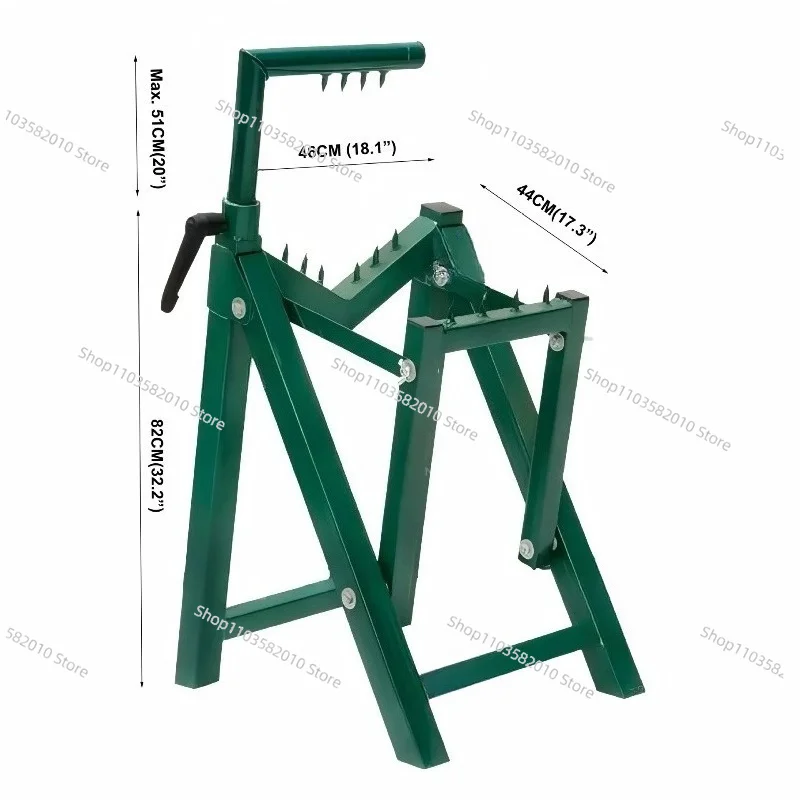 Folding Saw Horse, Thickened Portable Wood Bracket, Log Cutting Support Stand for Woodworking Lumber Processing