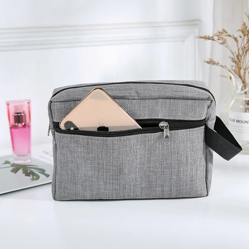 Mens High Quality Makeup Bag Oxford Travel Toiletry Bag Organizer Waterproof Women Wash Pouch Handbag Cosmetic Case