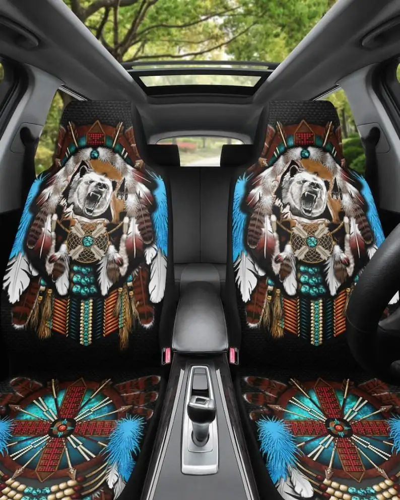 أغطية مقاعد السيارة المفروشات الجنوبية الغربية الأصلية، ديكورات داخلية عالمية صديقة للبيئة، أغطية مقاعد مريحة