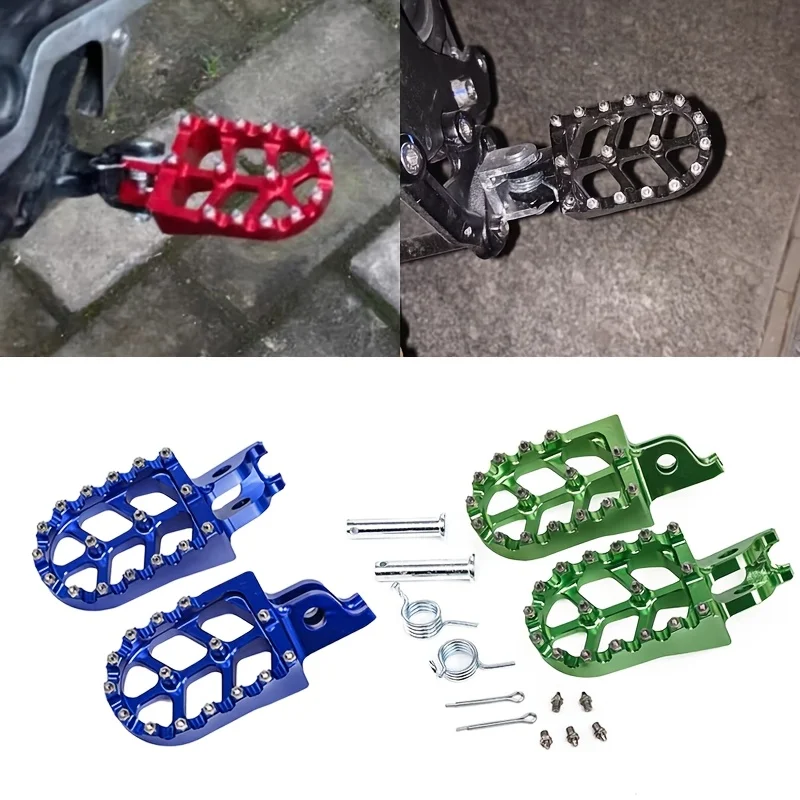 Motorrad Fußstütze Fußrasten Pedale Für CR125 CR250 CRF 450X 250RX 450RX KX250F KX250 KX450F KX450 KLX450R Dirt Pit Motorrad