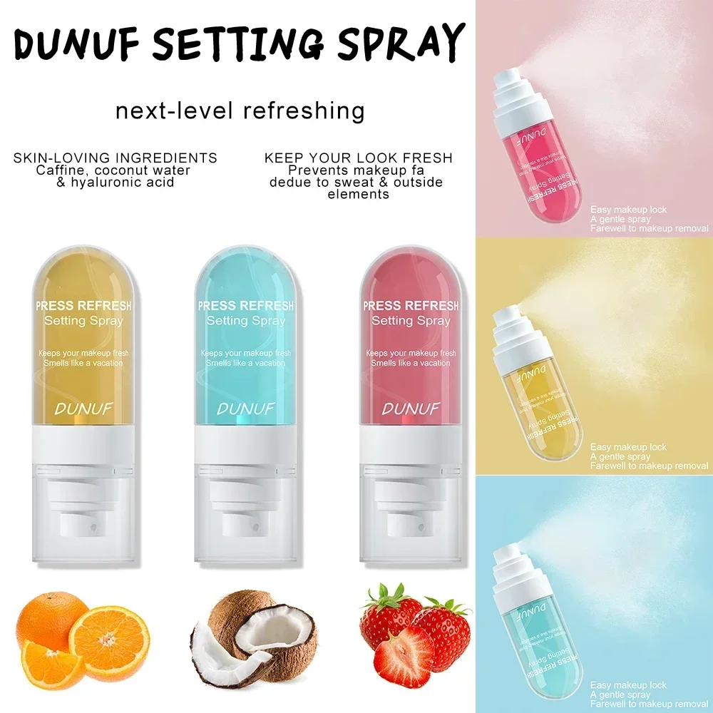 3 Matte Moisturizing Makeup Setting Spray ป้องกันการแต่งหน้าบนใบหน้าจากละลายและซีดจางโดยไม่ใช้น้ํามันติดทนนานสดชื่น