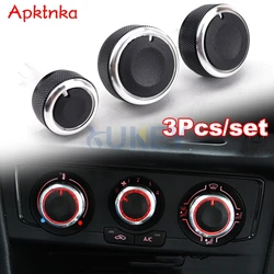 Apktnka 좌석 용 Arosa Leon MK1 Toledo MK2 1M 히터 기후 제어 패널 스위치 손잡이 버튼 다이얼 링 액세서리