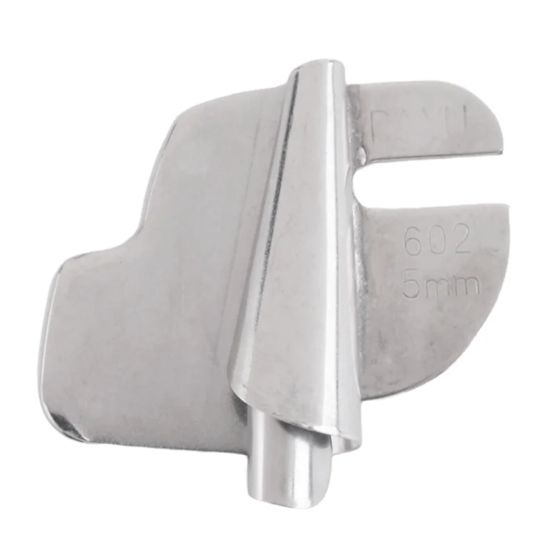 AAAN-6 قطعة الخياطة توالت هيمر القدم المعدنية 3 مللي متر-8 مللي متر واسعة ضيقة توالت هيم ماكينة خياطة قطعة قدم الضغط في ماكينة الخياطة عدة