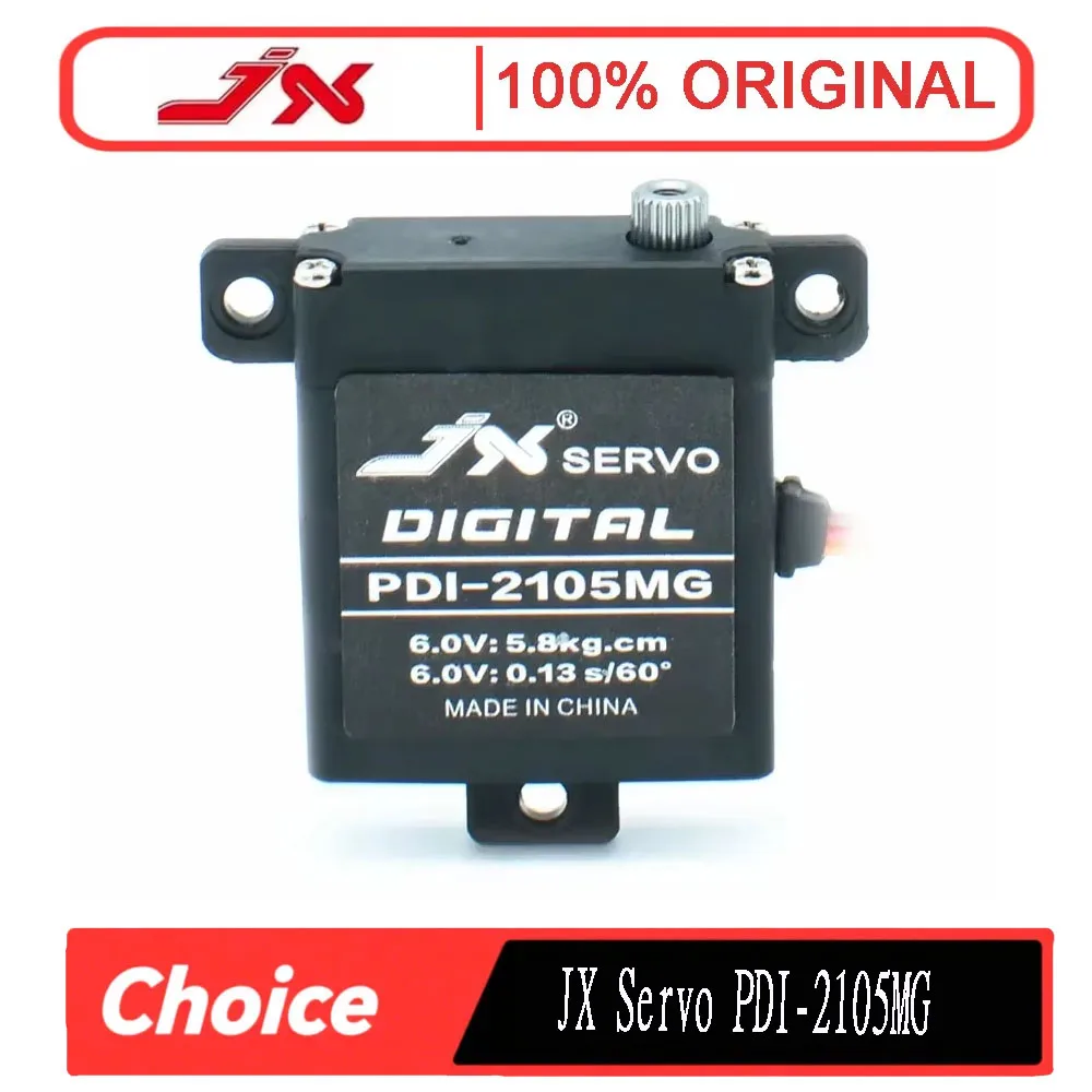 

JX Servo PDI-2105MG 21g Servo 5.8kg High-Torque Metal Gear Helicopter Digital Servo For RC FPV Drone and RC Car