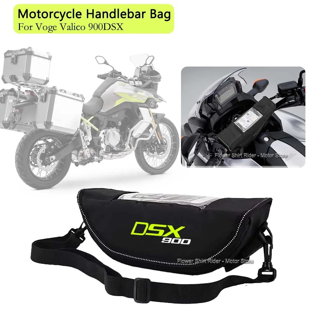 

For Voge Valico 900DSX 900 DSX 2024 Motorcycle Accessories Waterproof Dustproof Handlebar Storage Bag Shock-proof Navigation Bag