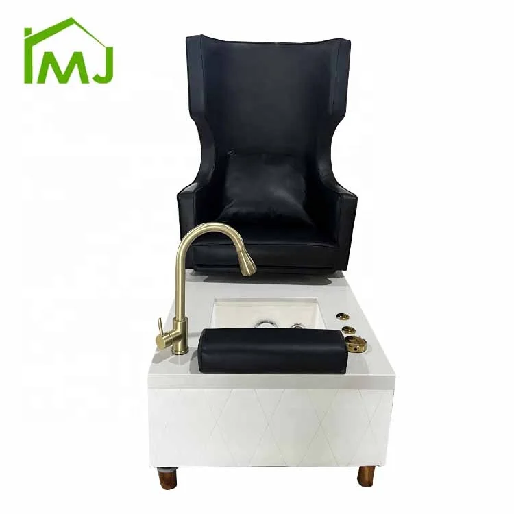 Nail Salon Foot Spa Manicure Station Massage with Pump Drain Throne Pedicure Chair