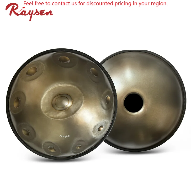 

Rayesn Handpan D Kurd 10 Note Drum Hand Pan Musical Instruments High Quality Handpandrum