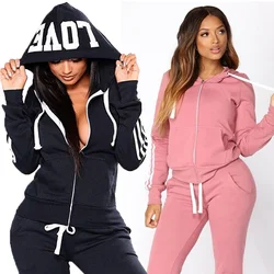 Womens Striped Tracksuit 2 Piece Outfits Casual Long Sleeve Full Zip Jacket and Pants Sport Set Sweatsuits