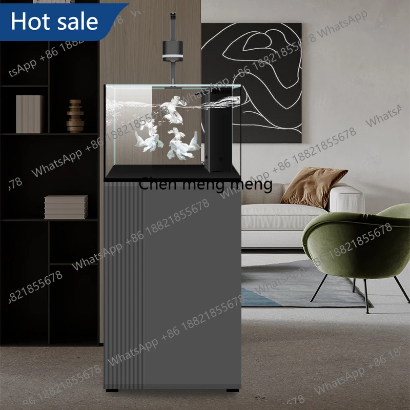 

M02 Fishkeeping Modern Aquarium Ecology Creative Entrance Hall Luxury Aquarium Accent Customizable Home Furniture El Acuario