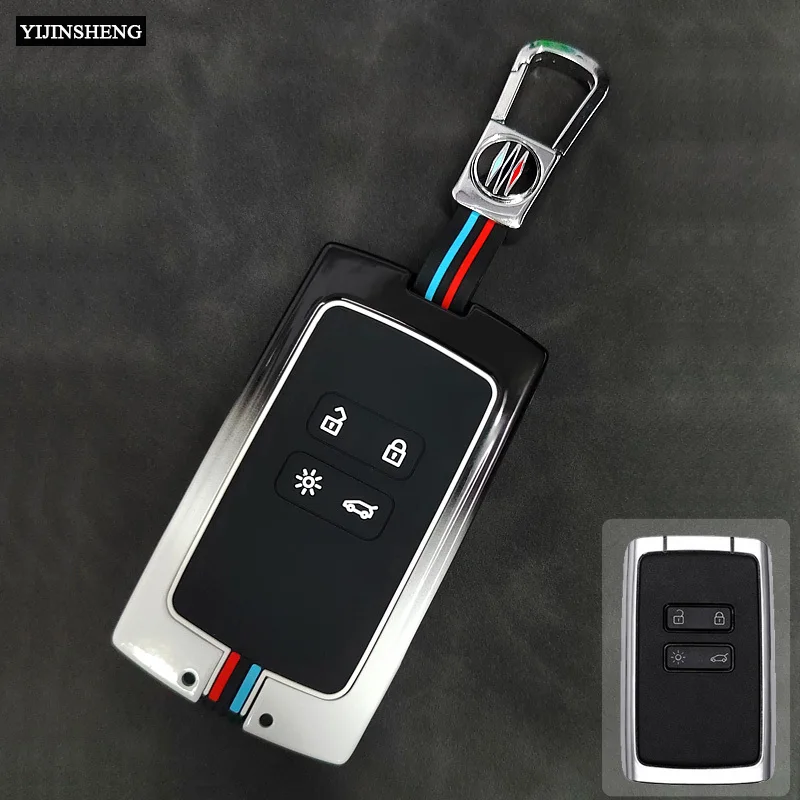 כיס מפתחות לרכב בסגנון מתכתי עבור רנו קנגו לגונה טאליסמן טווינגו קוליאוס קאדג'אר סיניק מגאן סנדרו אספאס קליו קפטור
