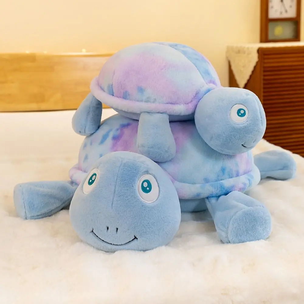 ぬいぐるみ レインボータートル人形コレクション ソフトグリーンタートル 漫画 かわいいウミガメ 動物人形 誕生日 クリスマス
