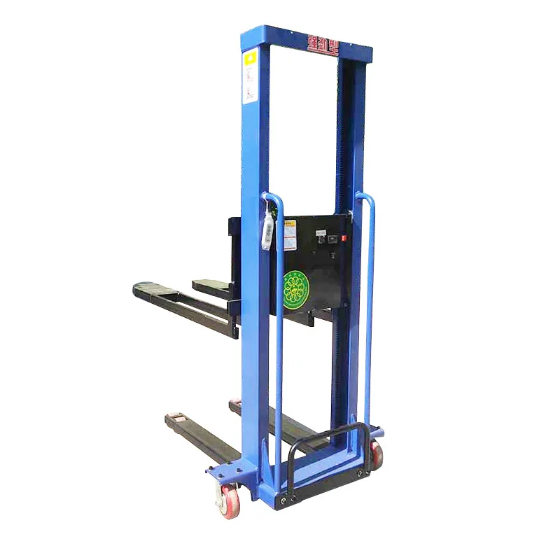 Loading and unloading artifact truck-mounted forklift electric automatic lifting hydraulic handling lifting stack height small