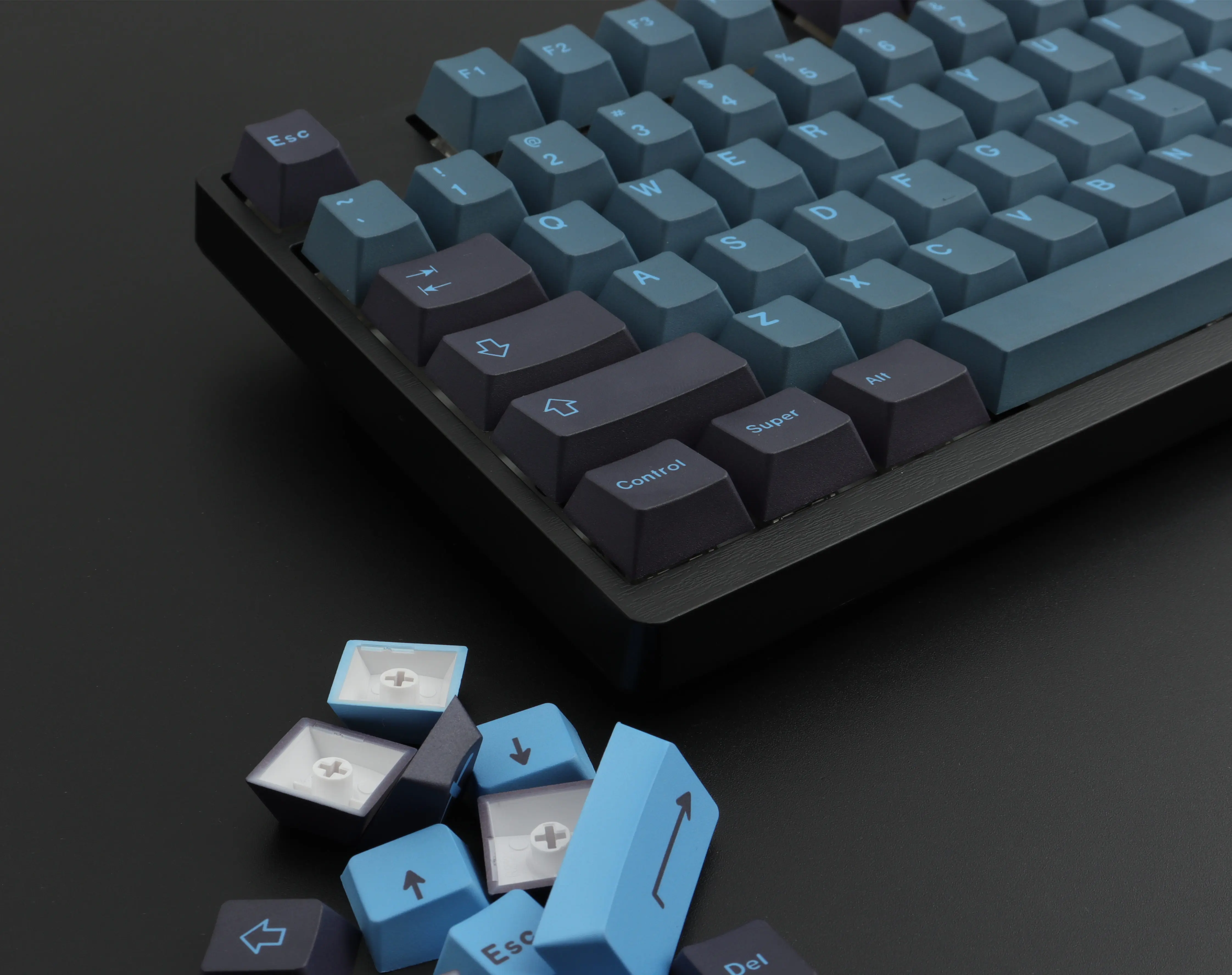 GMK KaiSa Tastenkappen, 136 Schlüssel Tastenkappen Kirsche Profil DYE-SUB Personalisierte GMK Tastenkappen Für Mechanische Tastatur