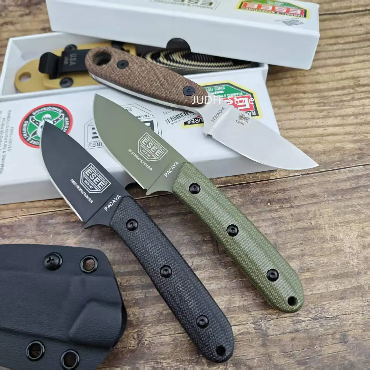 ESEE IZULA/ PACAYA Outdoor Fixed Knife for Picnic & Field Backpack Camping Multifunctional Portable Cutting Tools Utility Knife - view 5