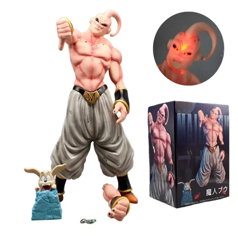 

36cm Anime Buu Dragon Ball Z Figure Statue Super Majin Buu Action Figure Lighting Eye PVC Collection Model Ornamen Toys Gifts