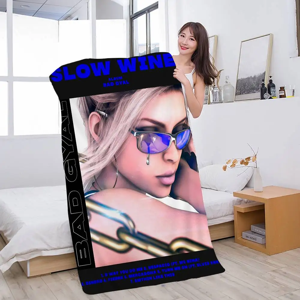 

Singer Bad Gyal Classic Vintage Beach Towel For Kids Personalized Bath Towel Pool Towel Vacation Gift Picnic Towel Party Gift