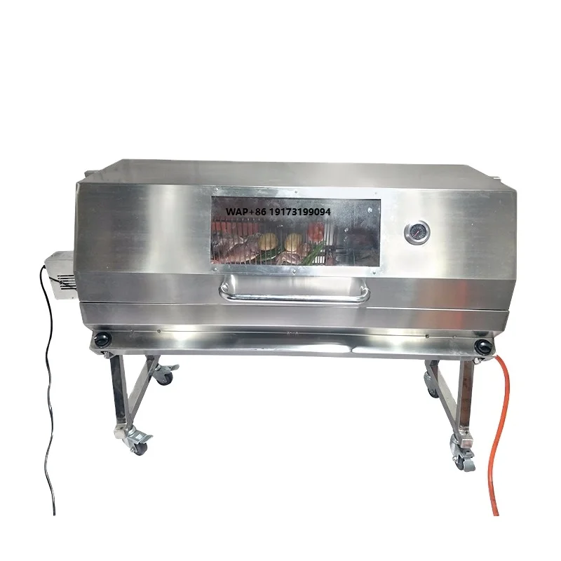 

Charcoal Spit Roaster BBQ Restaurant Barbecue Outdoor Parties Charcoal Grill Food Grills for Bbq Lover