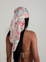 Print Cover Ups Sexy Strandkleding Zomer Sarong 2024 Nieuwe Sjaal Voor Dames Braziliaanse Wrap Dames Strandkleding
