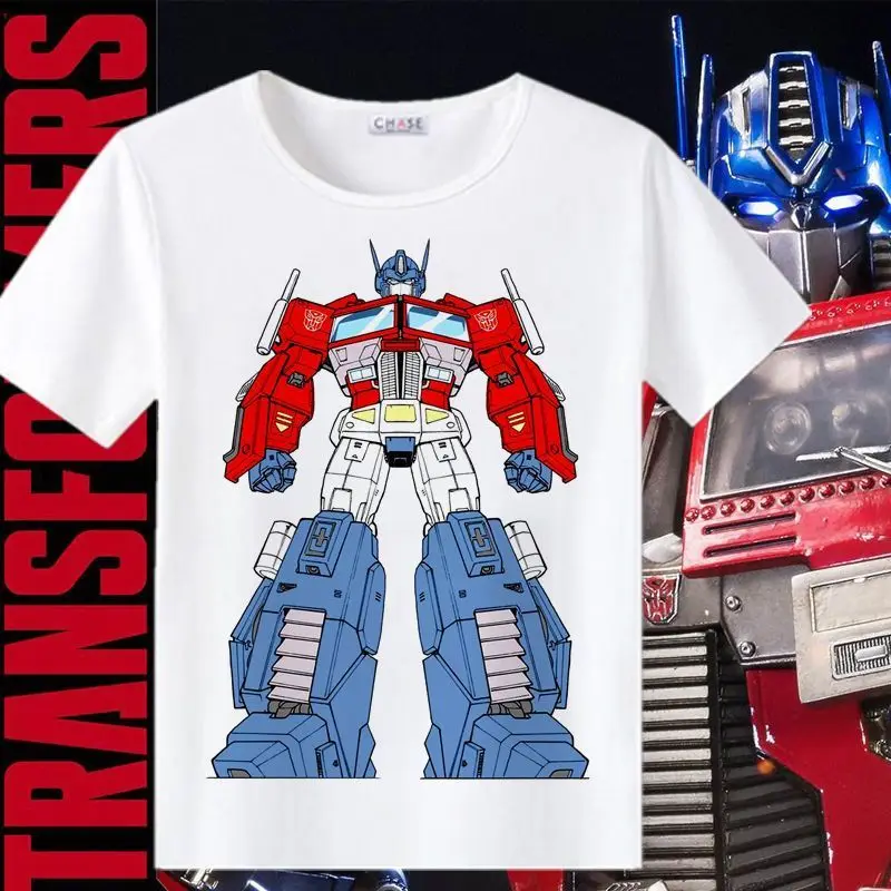 アニメ変換 Tシャツメンズ映画メガトロンバンブルビー半袖ブラザー衣装周辺漫画学生服