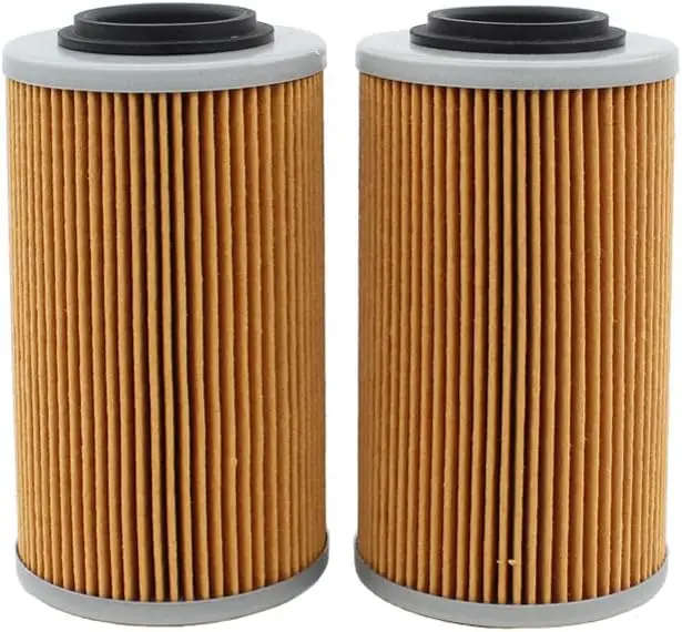 2-Pack Oil Filter & O-Ring Kit for Sea Doo GTI GTS Se GTR 185 215 255 260 HP 4-Tec Engine Motor Personal 420956741 420956740