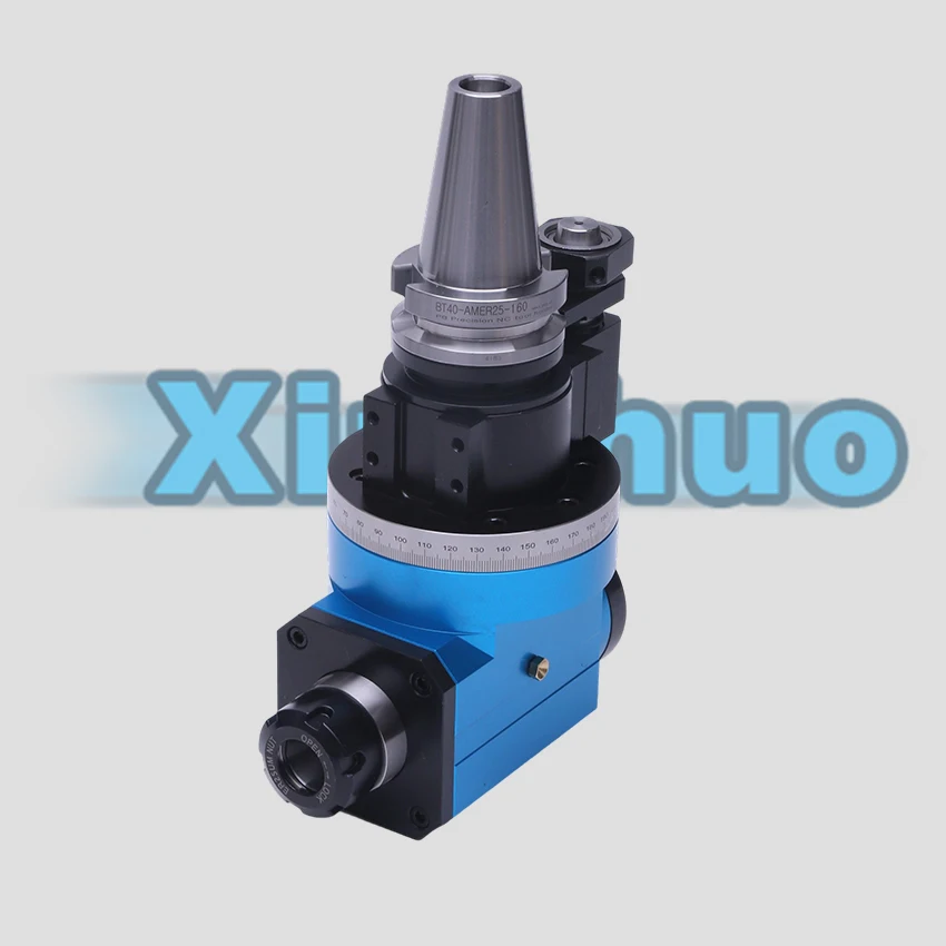 

Machining Center CNC Iso40 BT40BT50BT30HSK63ER StraightAngle Head Adjustable Multi Angle Engraving Machine Milling UniversaIHead