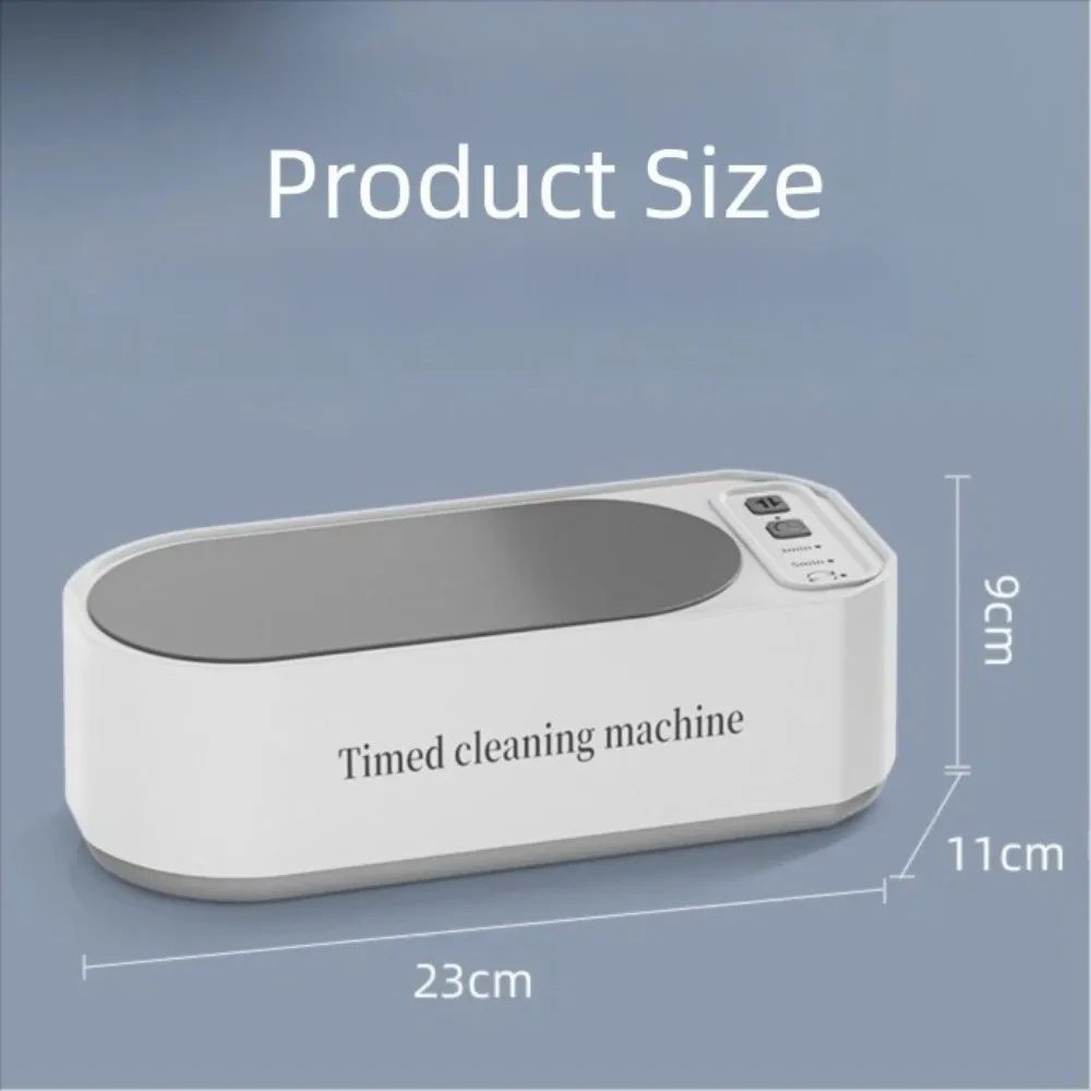 أداة تنظيف النظارات بالموجات فوق الصوتية القابلة لإعادة الشحن عبر USB، منظف العدسات اللاصقة عالي التردد، منظف فرشاة المكياج المنزلي