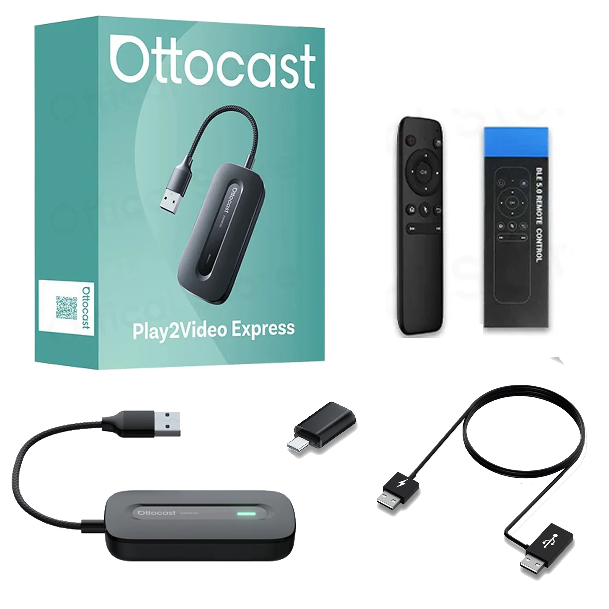 【新品未開封】 Ottocast Play2Video Express ⑧ Amazon.com: OTTOCAST Play2Video Ultra CarPlay Ai Box & Wireless