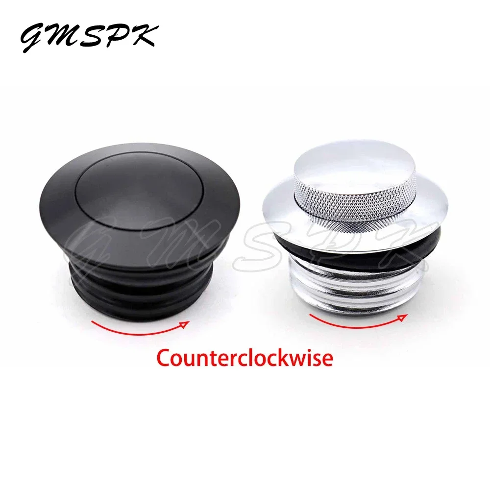 

Motorcycle Counterclockwise Fuel Tank Cover Press Fuel Tank Pop-Up Gas Cap Fit for Harley Sportster 1982-2010