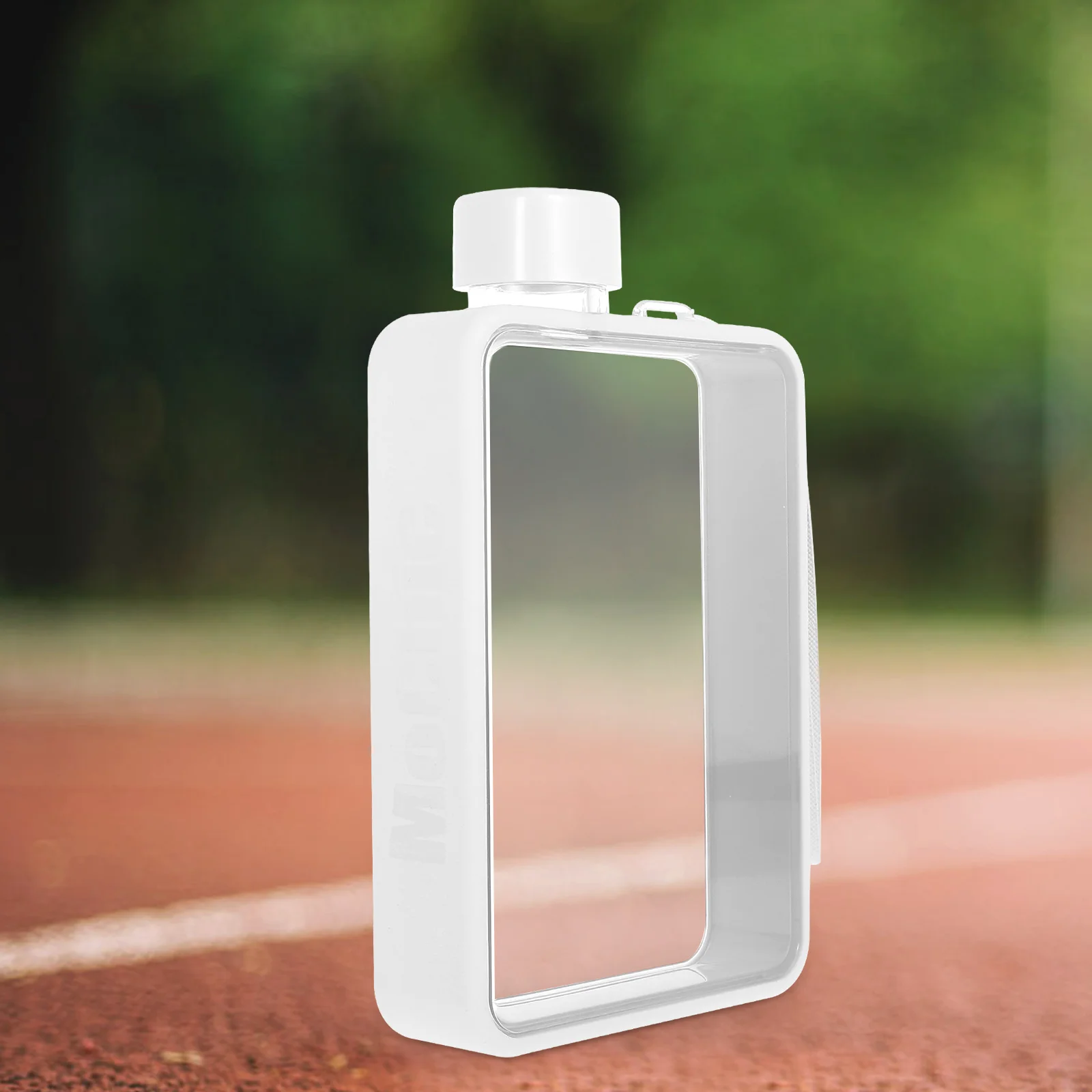 

Water Bottle Portable Cup Gym Jug Hiking Aesthetic Travel Cool Emergency Drinking Pouches White