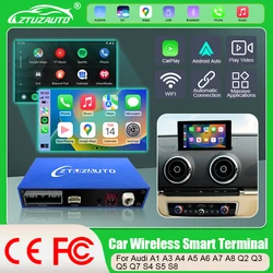 Wireless CarPlay Android Auto Interface for Audi A3 A4 A5 A6 A7 A8 Q2 Q3 Q5 Q7, with MirrorLink AirPlay Carplay Camera Functions