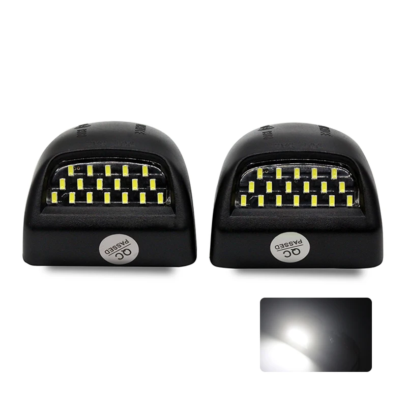 Car LED License Plate Number Light For Chevy Avalanche Silverado for GMC Sierra For Cadillac Escalade Built-in Canbus