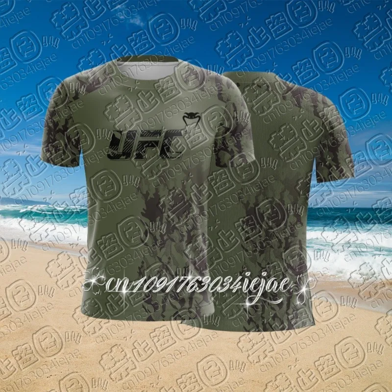 

Outdoor 2026 UFC Streetwear T-shirt 3D Printed For Boys Military Combat Jersey Uniform Clothing Men Boxing Fitness Tops