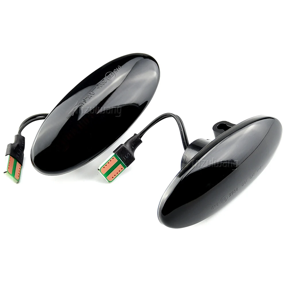 For Nissan Cube Note NV200 NV400 X-Trail Micra March Tiida Dualis 2pcs LED Dynamic Side Marker Turn Signal Lights Lamp Pick up