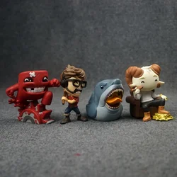 Super Meat Boy Action Figure Creative and Cute Cartoon Collection Toys Gift