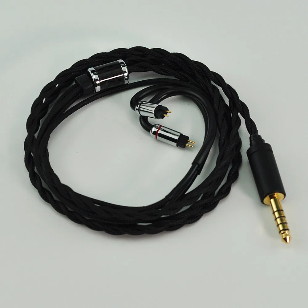 

OCC + OCC посеребренный кабель для гарнитуры коаксиальный 2-жильный MMCX 0,78 2pin N5005 IE900 2,5 сбалансированный 4,4 сбалансированный кабель для обновления