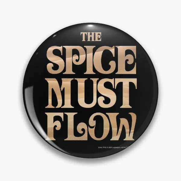 The Spice Must Flow Dune  Soft Button Pin Collar Clothes Fashion Brooch Lapel Pin Hat Gift Lover Cartoon Cute Badge Funny