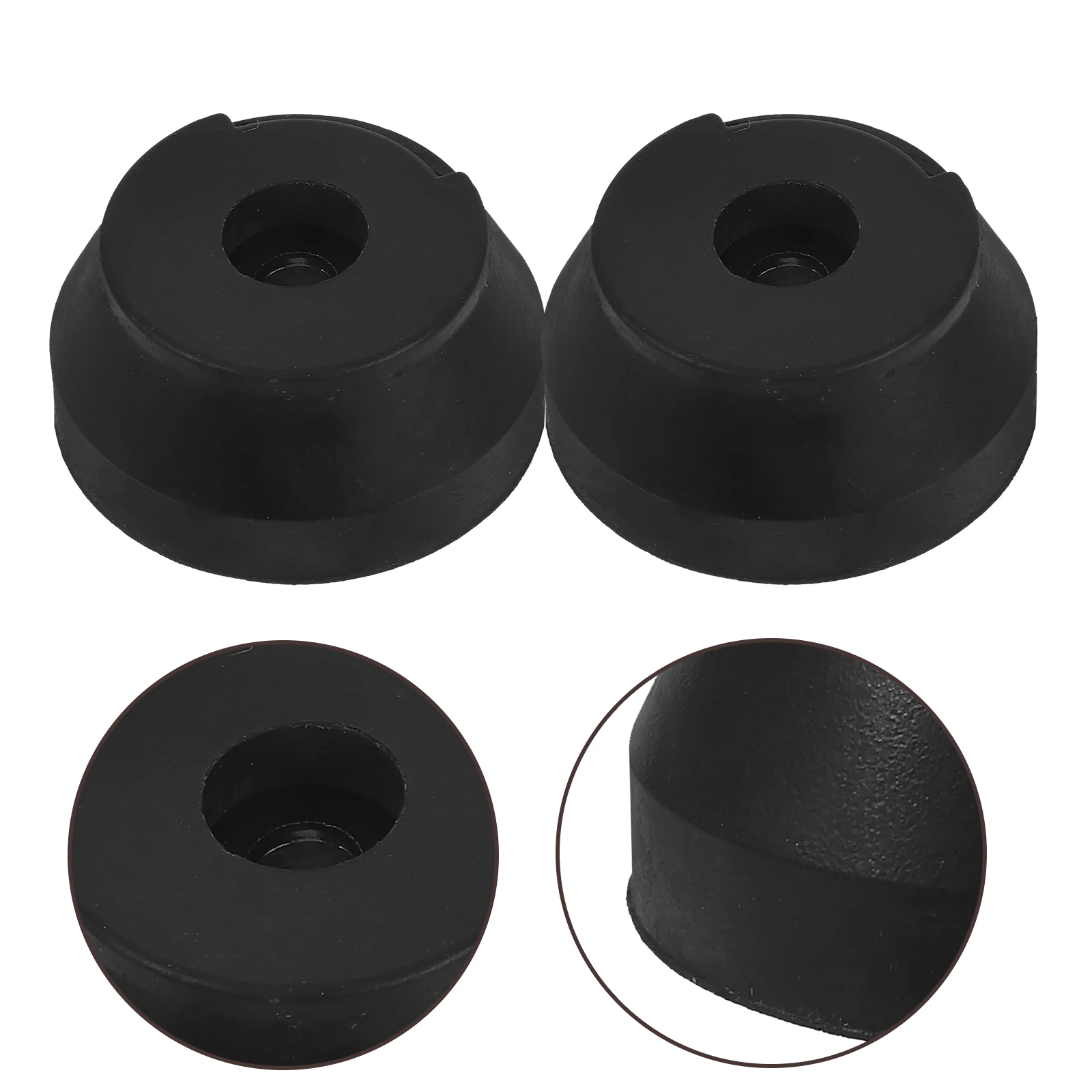 

3pcs Black Rubber Tips Replacement for Three-legged Cane Antislip Heavy Duty Walking Stick Protectors Non Slip Cane Accessories