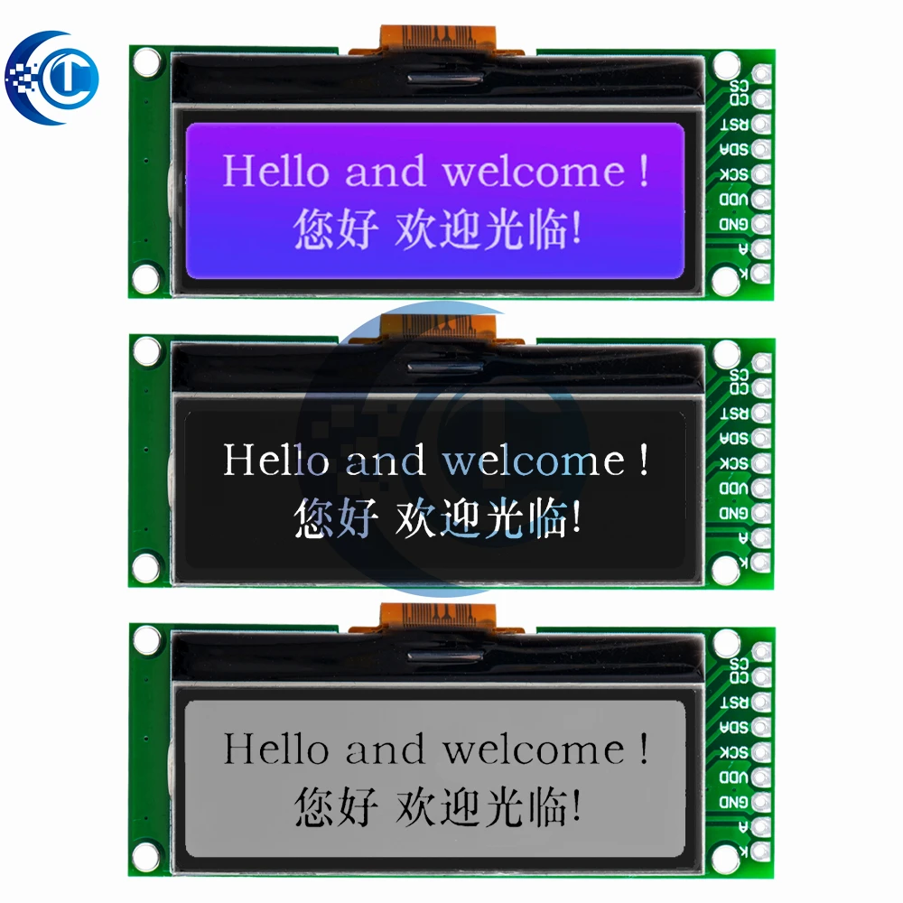 LCD19264 192*64 192X64 Graphic Matrix LCD Module Display Screen 3.3-5V LCM build-in UC1609C Controller with LED Backlight
