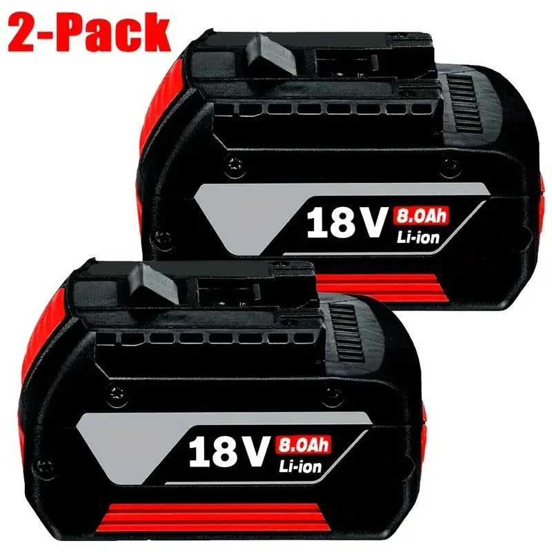 Voor BOSCH 18V 8.0AH Professionele Lithium Batterij voor Bosch BAT609 BAT609G BAT618 BAT618G Elektrische Gereedschapsbatterij Oplaadbaar