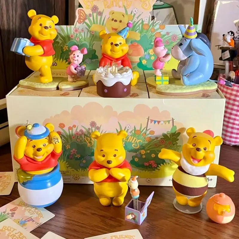 

Winnie The Pooh Friends Party Theme Blind Box Trendy Play Winnie The Pooh Handmade Doll Cute Children'S Fun Gift