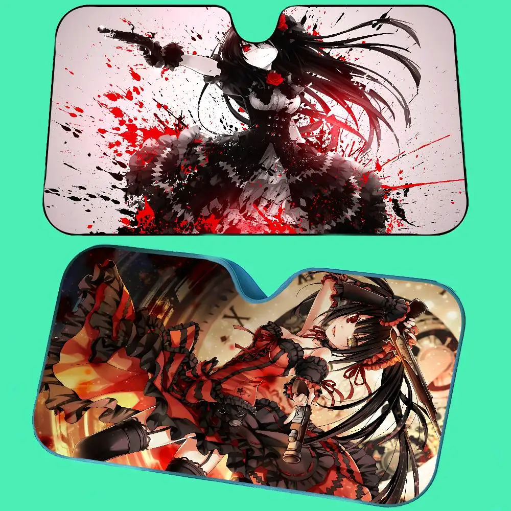 

Tokisaki-Kurumi Date A Live Car SunShade Car Sunshade Window Sunshade Sunblock Front Windshield Hood Interior Front Sunshade