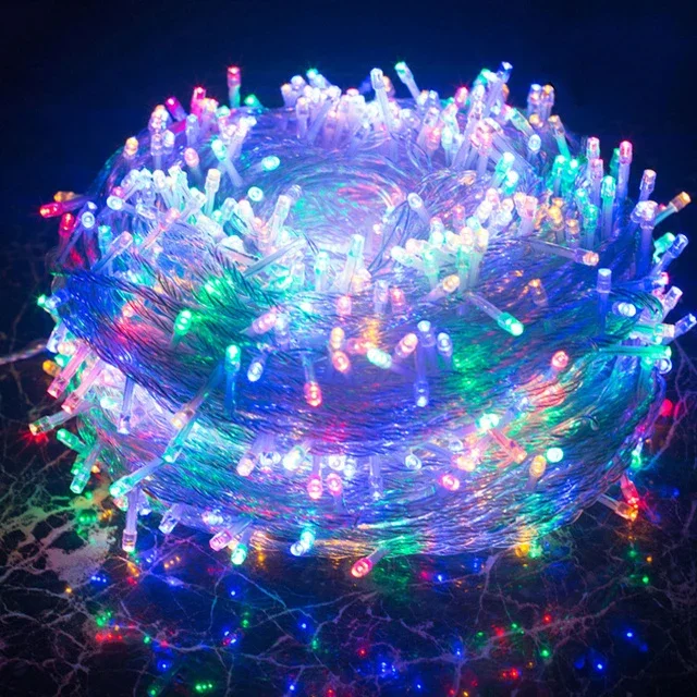 

1-10M LED Lighting Strings Garland Fairy Light Garden Tree Bedroom Christmas Wedding Party Decoration Waterproof Holiday Lights