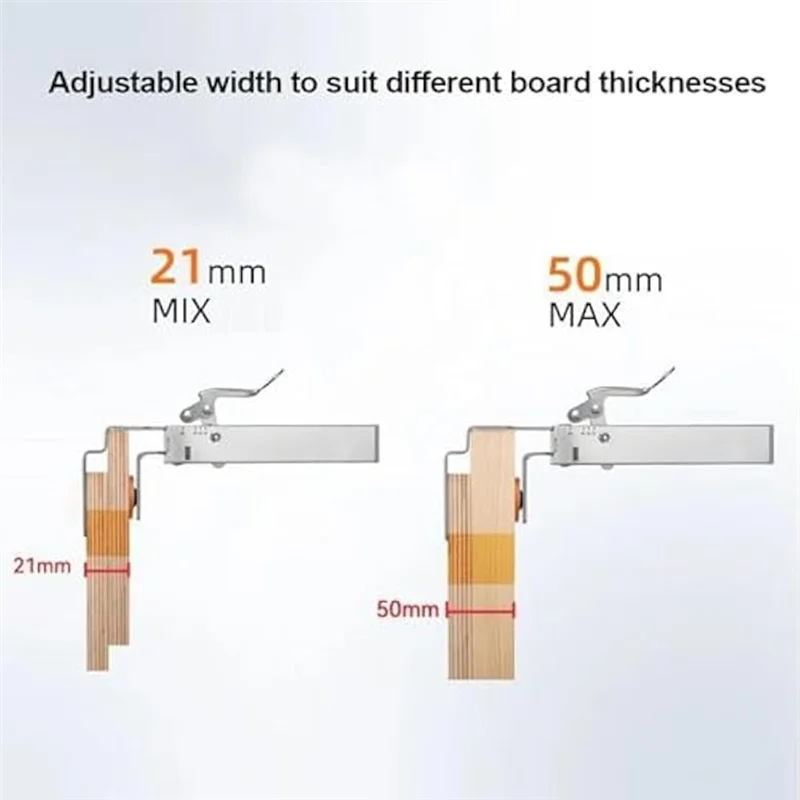 

2Pcs Adjustable Drawer Fixing Clamp,Drawer Fixing Clips,Cabinet Hardware Jig,Drawer Front Cabinet Installation Clamps-AA70