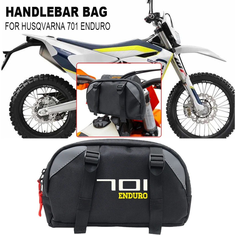 

New Motorcycle Front Handlebar Bag Multifunctional Storage Bag Travel Bag For Husqvarna 701 Enduro